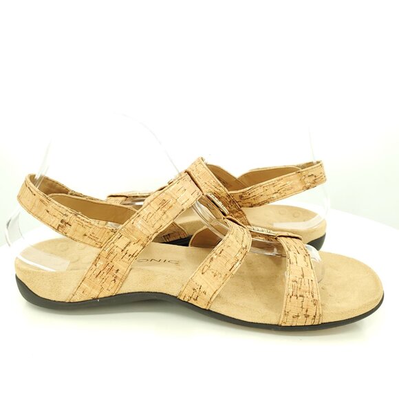 Vionic Amber Adjustable Strap Sandal 10 Tan/Brown - Picture 9 of 11